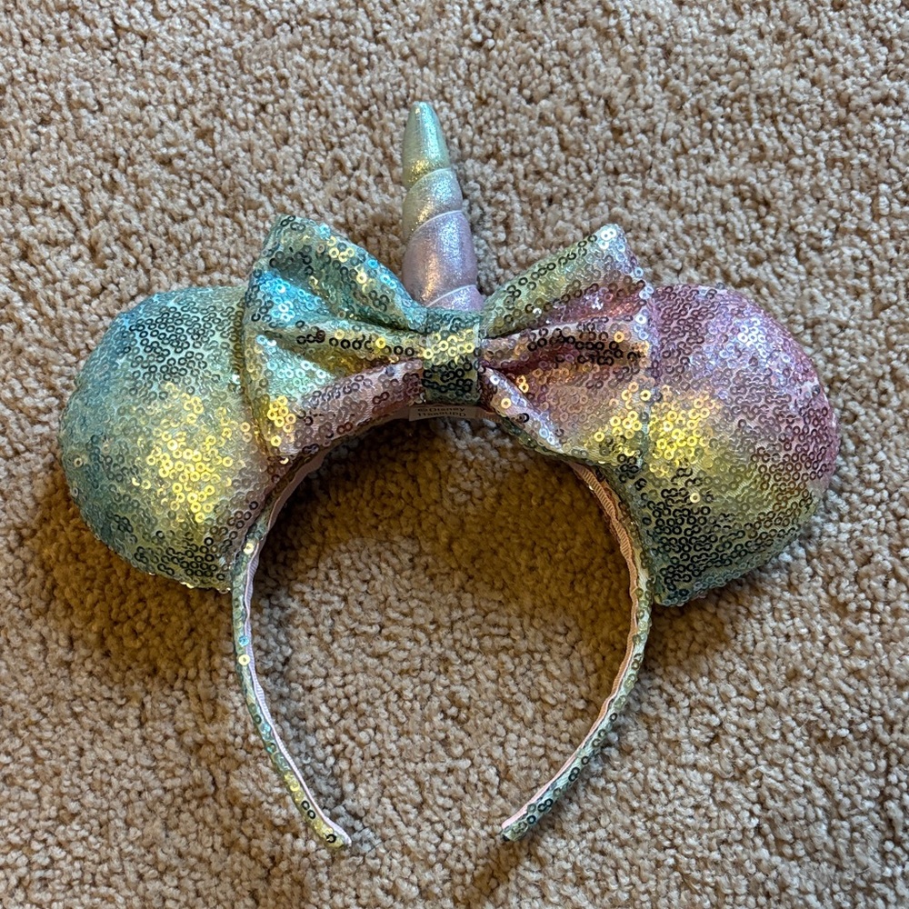 Sequin Unicorn Mickey Ears